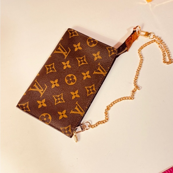 Louis Vuitton Monogram Vintage Brown Pouch Chain - Picture 10 of 15